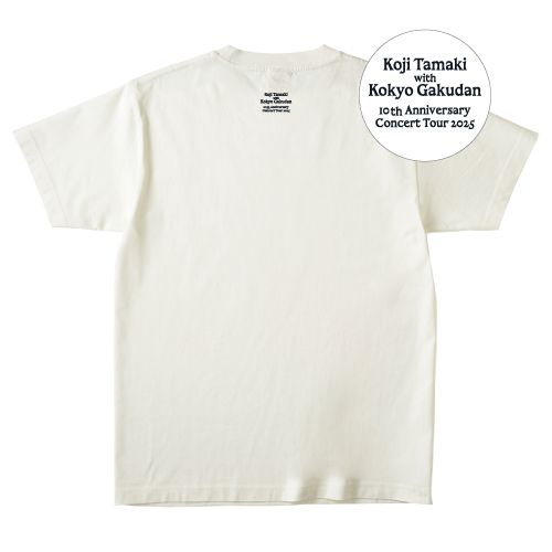 blue eggplant field ツアーTシャツ【ホワイト】