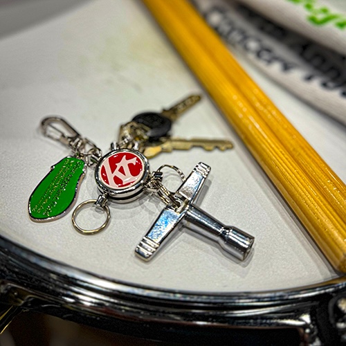 blue eggplant field キーホルダー【グリーン】