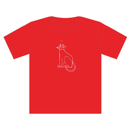 ベランダの猫Tシャツ