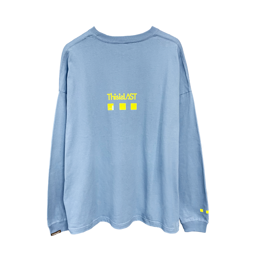 HOME ロンT  [アシッドブルー]