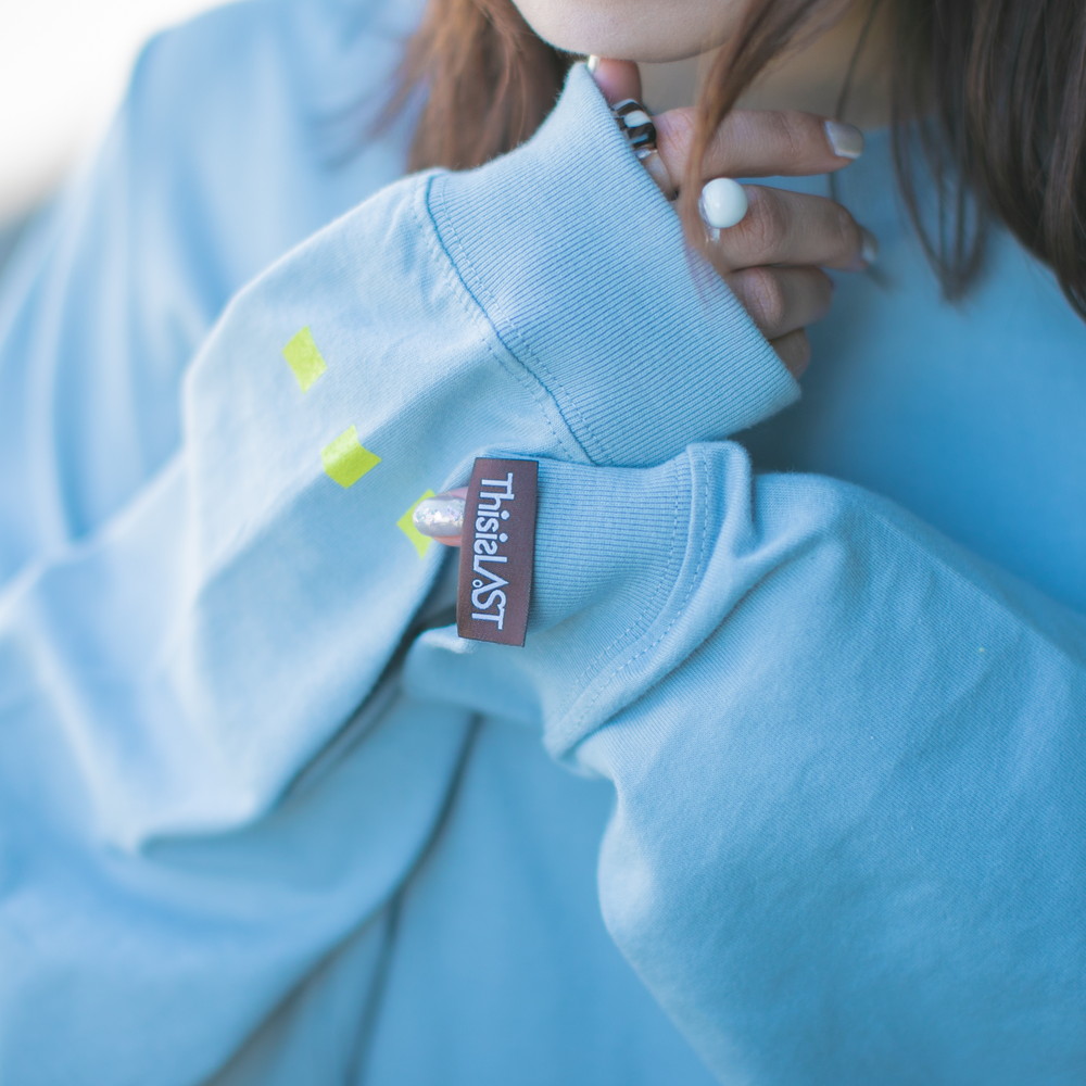 HOME ロンT  [アシッドブルー]