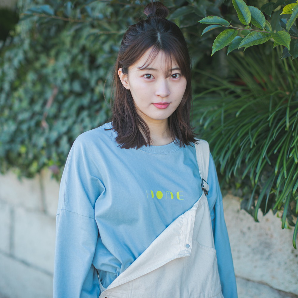 HOME ロンT  [アシッドブルー]