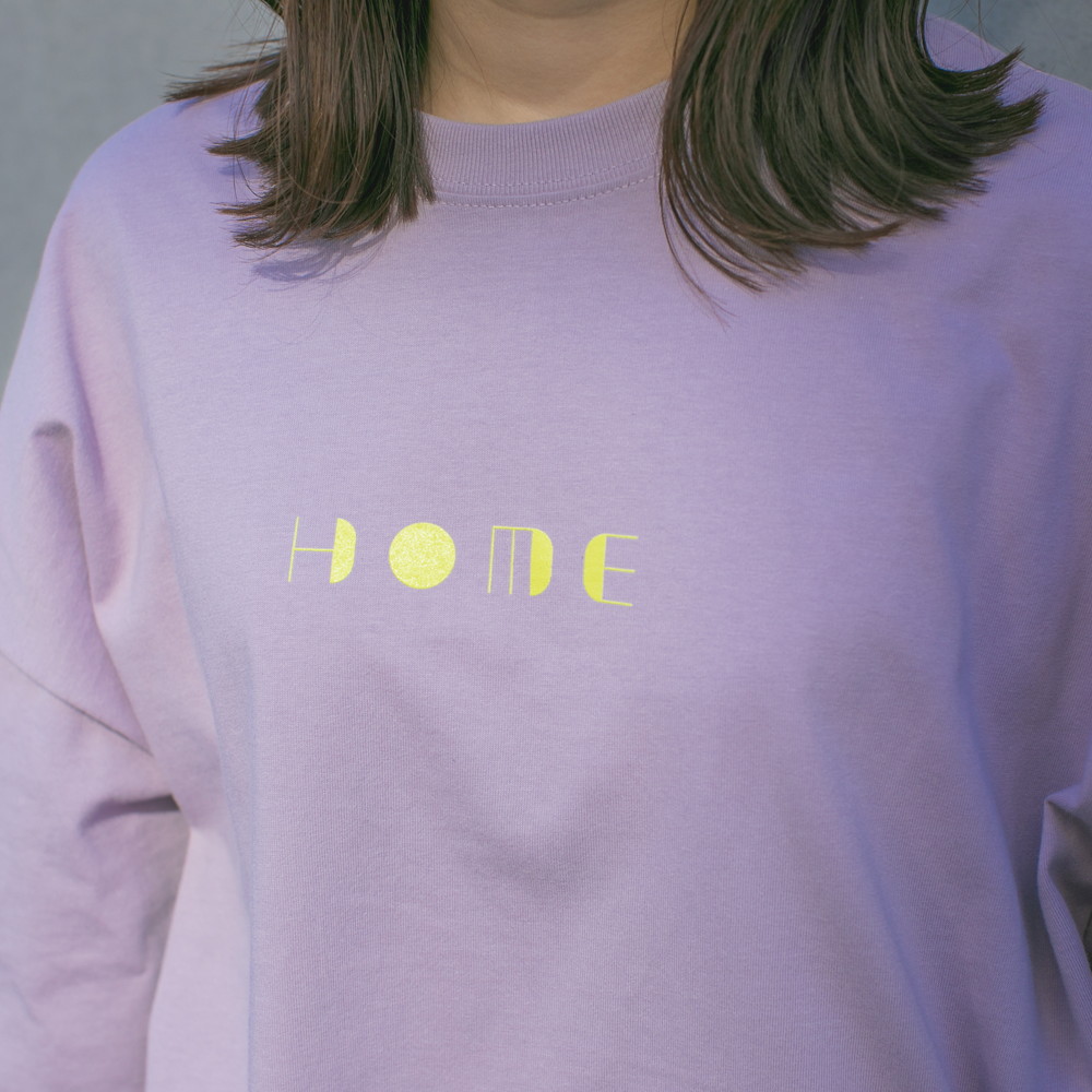 HOME ロンT  [スモーキーパープル]