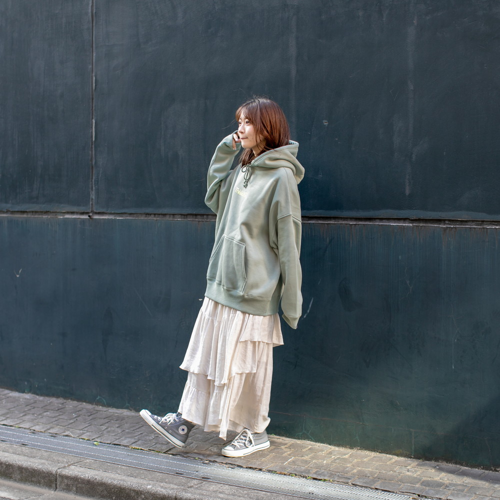 HOME ビッグプルオーバー [スモーキーグリーン]