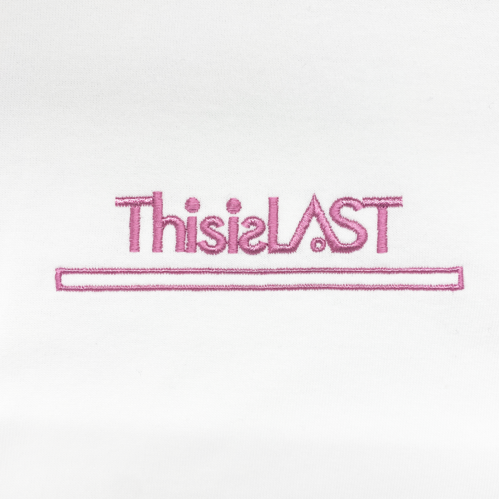 刺繍ロゴTシャツ [ピンク]