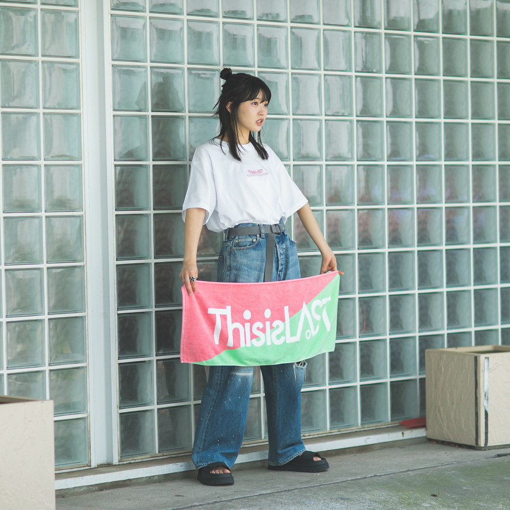 刺繍ロゴTシャツ [ピンク]