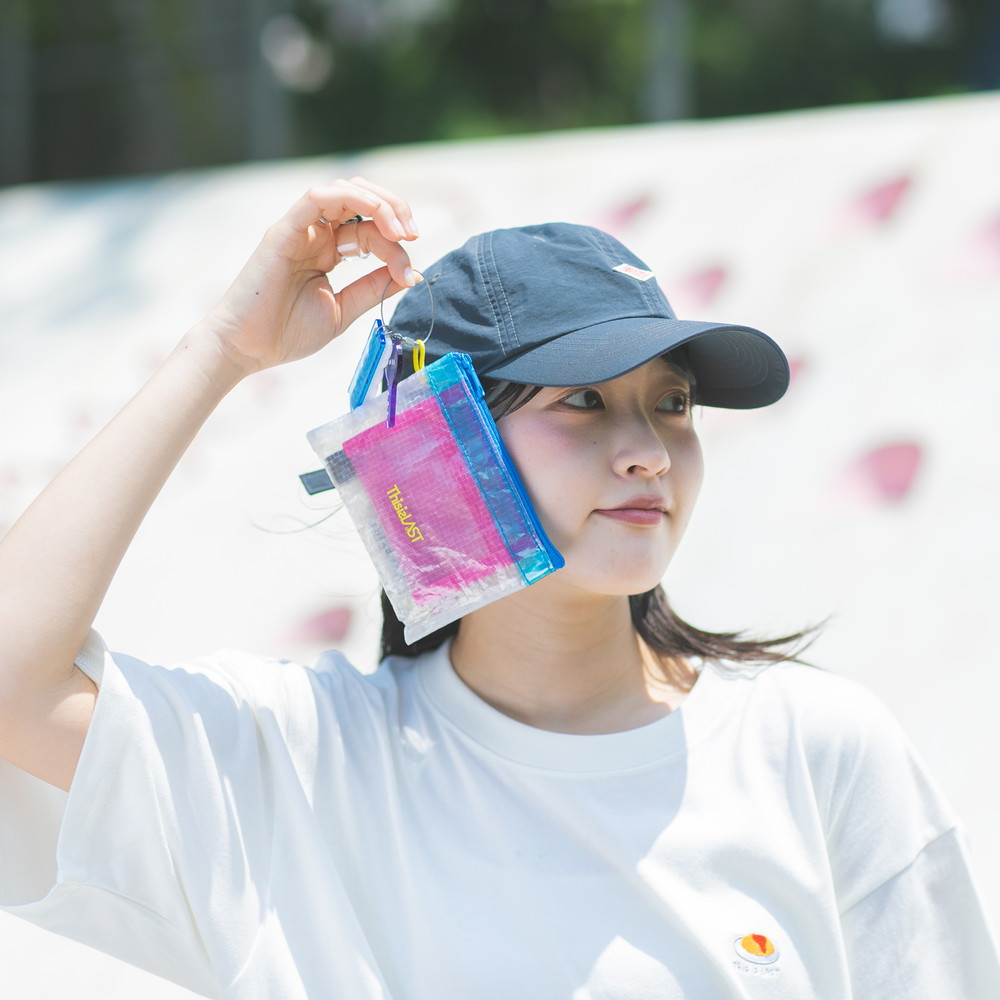 クリアポーチ [ピンク×ブルー]