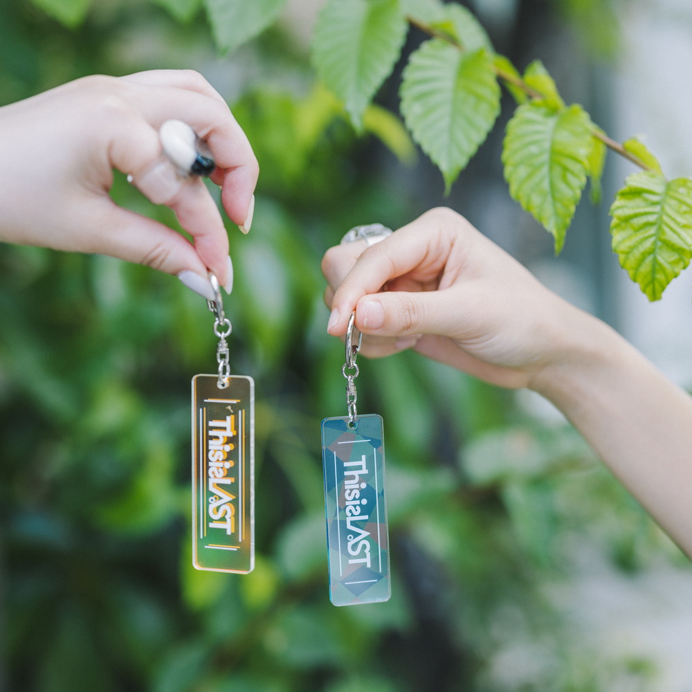 ロゴアクリルキーホルダー [ステンドグラス]