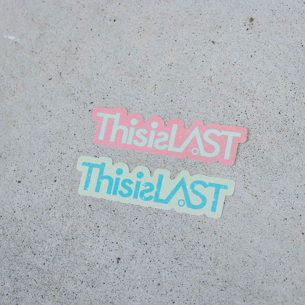 ホログラムロゴステッカー [ライトグリーン×エメラルド]