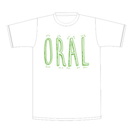 手書きロゴTシャツ【ホワイト】