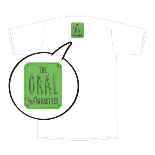 手書きロゴTシャツ【ホワイト】