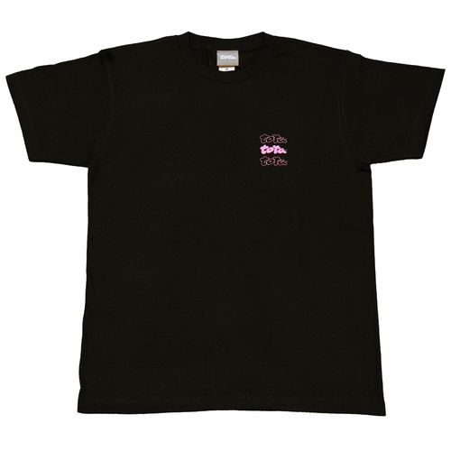 【とた】Logo T-shirts "Pink" [Black]