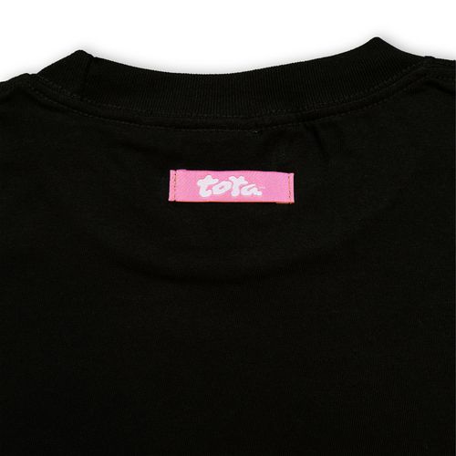 【とた】Logo T-shirts "Pink" [Black]