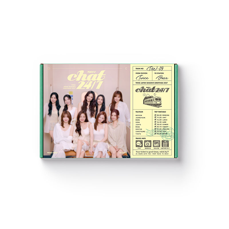 【ONCE JAPAN会員特典付き】TWICE JAPAN SEASON’S GREETINGS 2027 “CHAT 24/7”