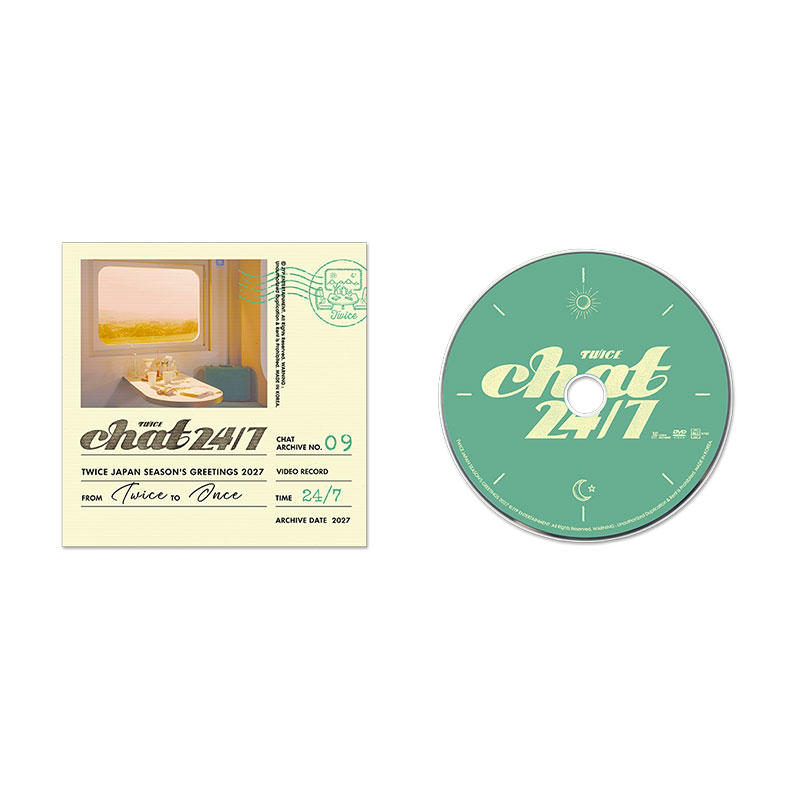 TWICE JAPAN SEASON’S GREETINGS 2027 “CHAT 24/7”
