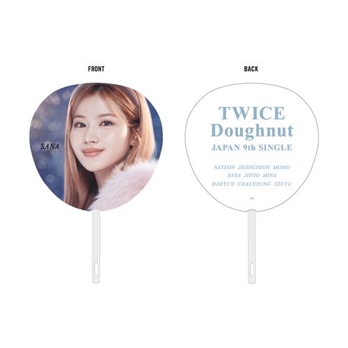 TWICE JAPAN 9th SINGLE『Doughnut』リリース記念グッズ うちわ【SANA】