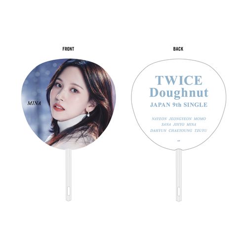 TWICE JAPAN 9th SINGLE『Doughnut』リリース記念グッズ うちわ【MINA】