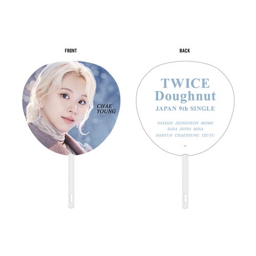 TWICE JAPAN 9th SINGLE『Doughnut』リリース記念グッズ うちわ【CHAEYOUNG】