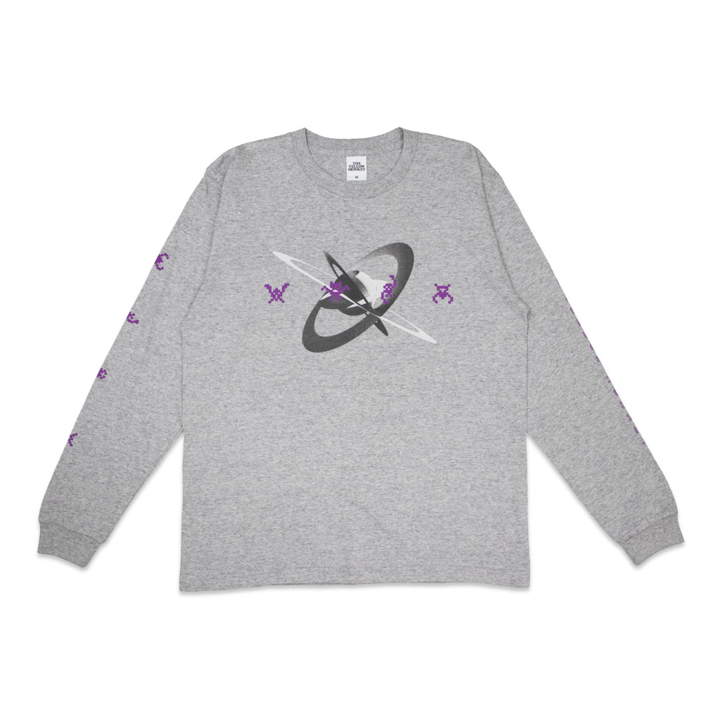 ロングスリーブ Tシャツ（ヘザーグレー）