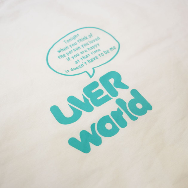 Messageトートバッグ/ナチュラル×グリーン