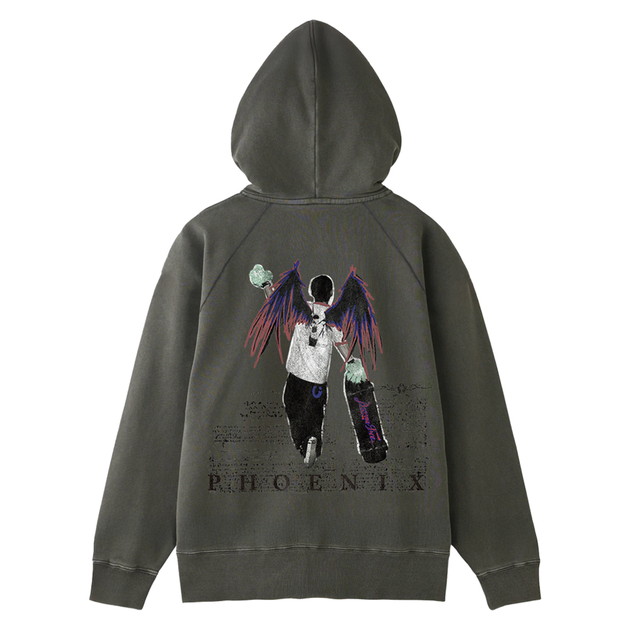 BECOMETREE×TAKUYA∞　PHOENIX Hoodie/ブラック