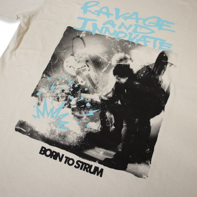 【克哉 Produce】“RVG&INV” Tシャツ(ナチュラル)