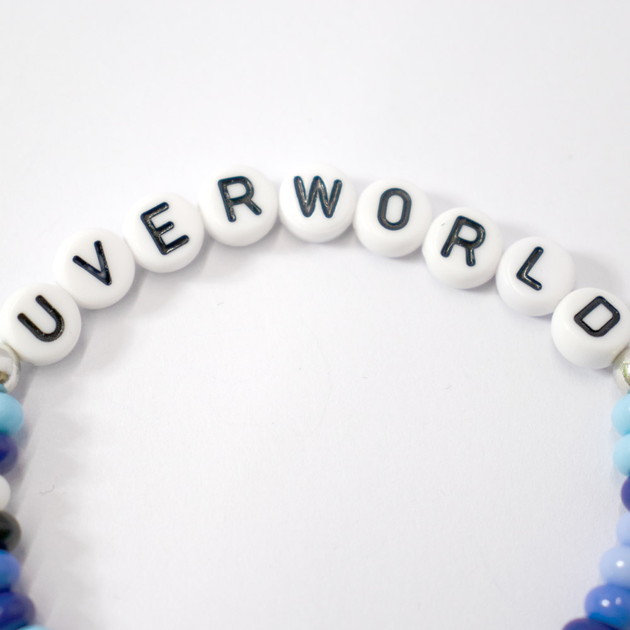 ビーズブレスレットB/スター（ブルー）