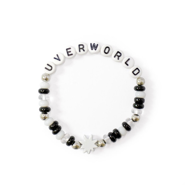 ビーズブレスレットB/スター（ブラック）