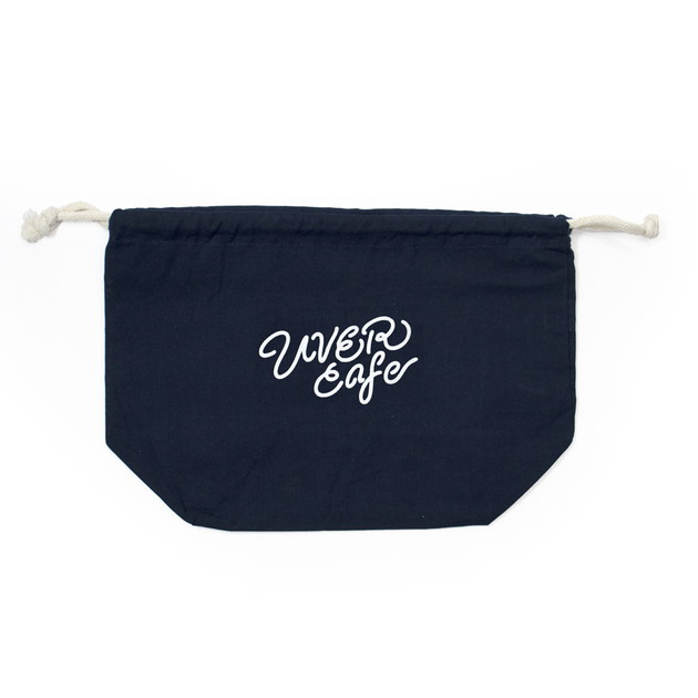 巾着ポーチ/M（ネイビー）