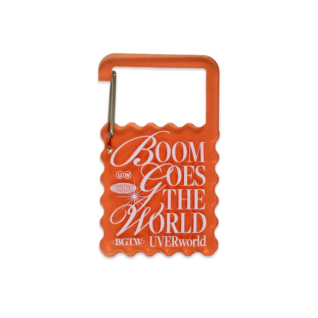 アクリルカラビナ（オレンジ）