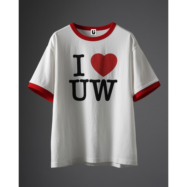 UVERworld×SAINT Mxxxxxx RINGER T-SHIRT（ホワイト×レッド）