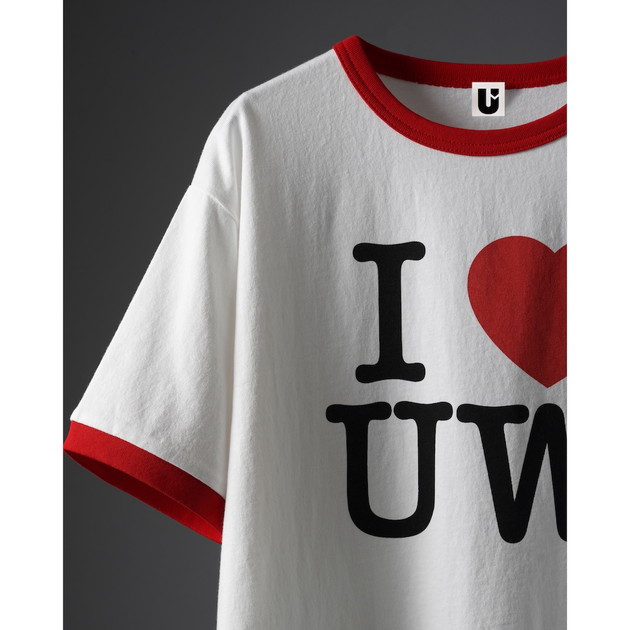 UVERworld×SAINT Mxxxxxx RINGER T-SHIRT（ホワイト×レッド）