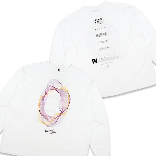 ZERO LAG TOUR ロングスリーブTシャツ（ホワイト）