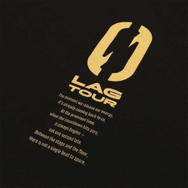 ZERO LAG TOUR Tシャツ（ブラック）