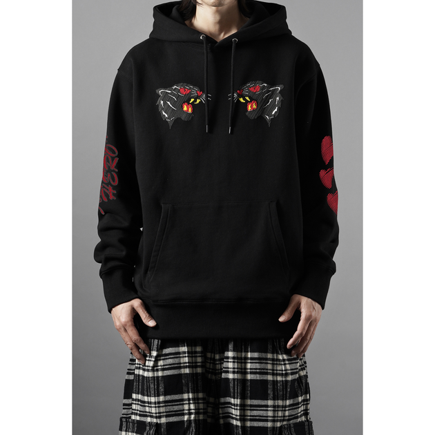 【信人 Produce】HEART WORLD HOODIE（ブラック）