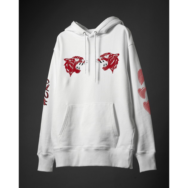【信人 Produce】HEART WORLD HOODIE（ホワイト）
