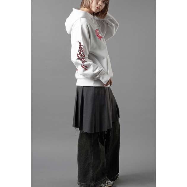 【信人 Produce】HEART WORLD HOODIE（ホワイト）