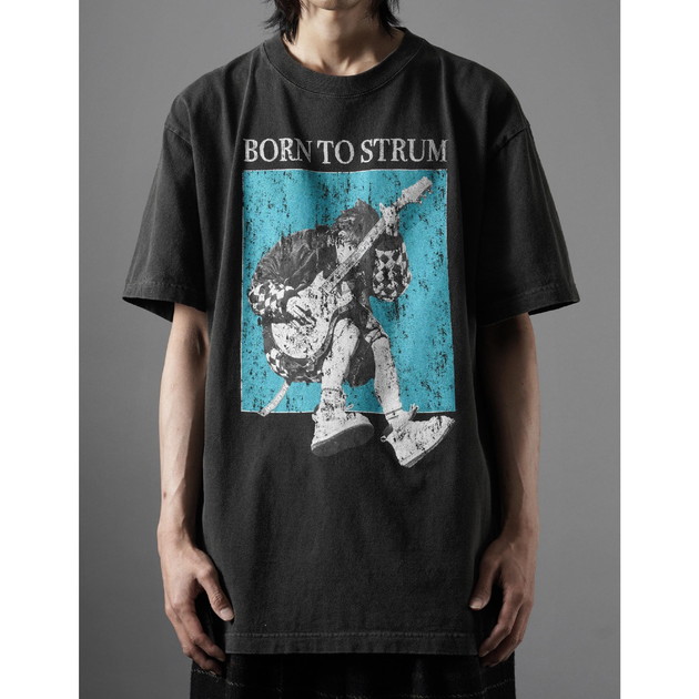 【克哉 Produce】BORN TO STRUM TEE Designed by Rebelle de luxe