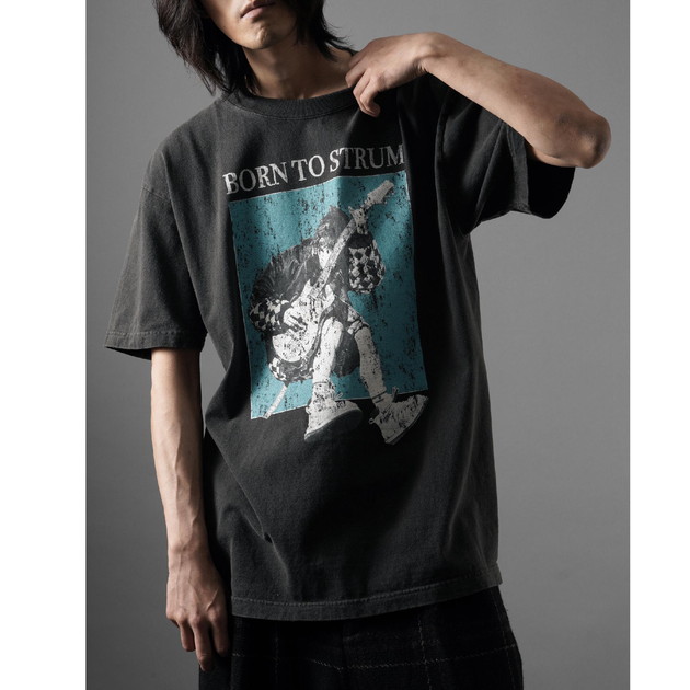 【克哉 Produce】BORN TO STRUM TEE Designed by Rebelle de luxe