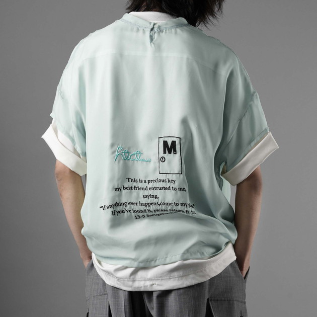 【TAKUYA∞ Produce】htct∞×M SHEER TOP（エメラルドグリーン）