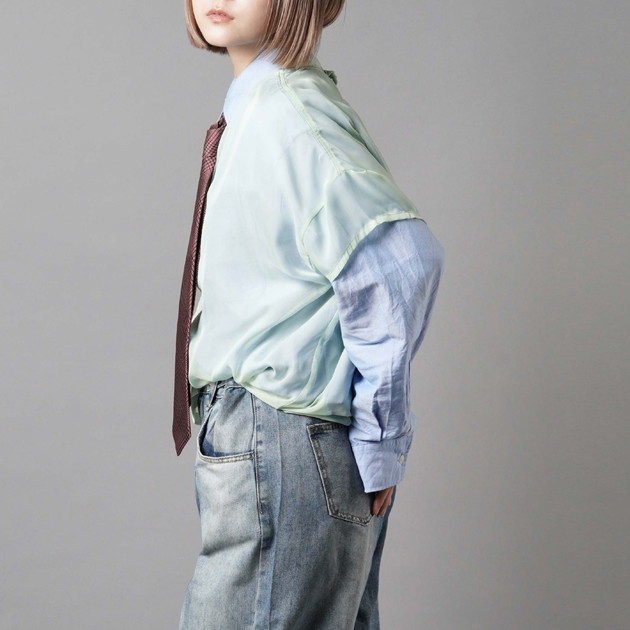 【TAKUYA∞ Produce】htct∞×M SHEER TOP（エメラルドグリーン）