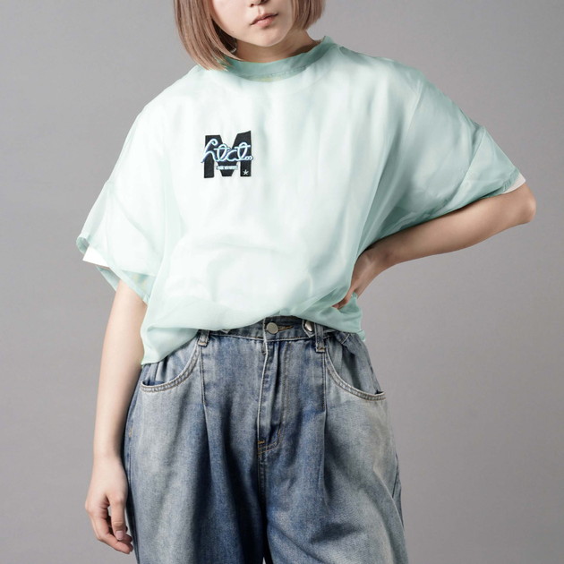【TAKUYA∞ Produce】htct∞×M SHEER TOP（エメラルドグリーン）
