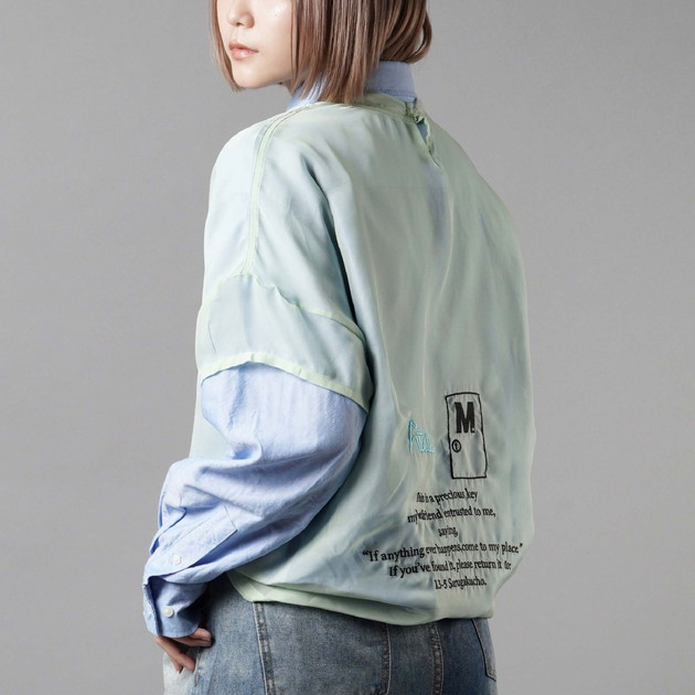 【TAKUYA∞ Produce】htct∞×M SHEER TOP（エメラルドグリーン）