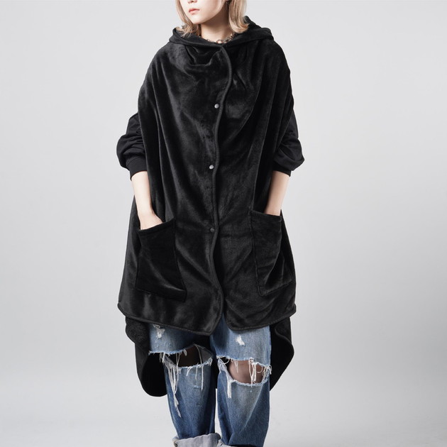 【誠果 Produce.】Wearable Blanket Poncho(with Carrying Case)