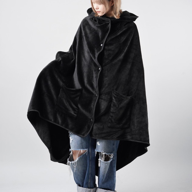 【誠果 Produce.】Wearable Blanket Poncho(with Carrying Case)
