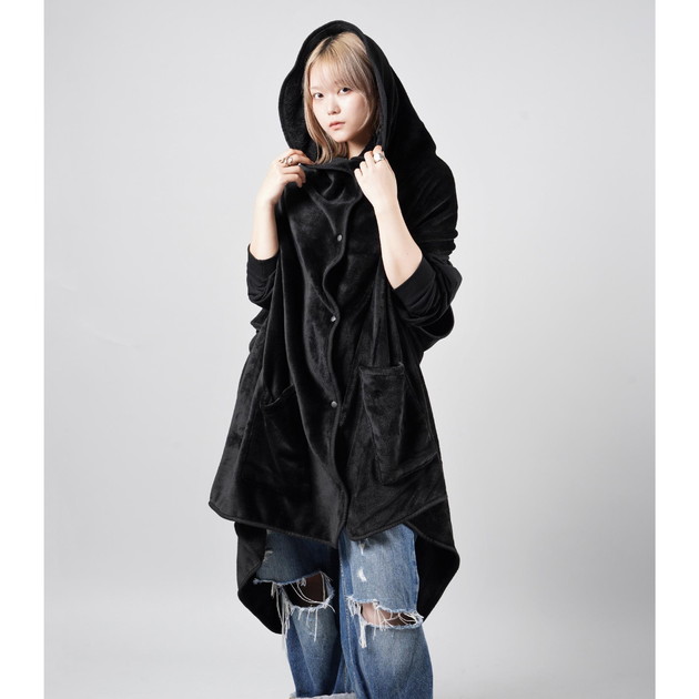 【誠果 Produce.】Wearable Blanket Poncho(with Carrying Case)