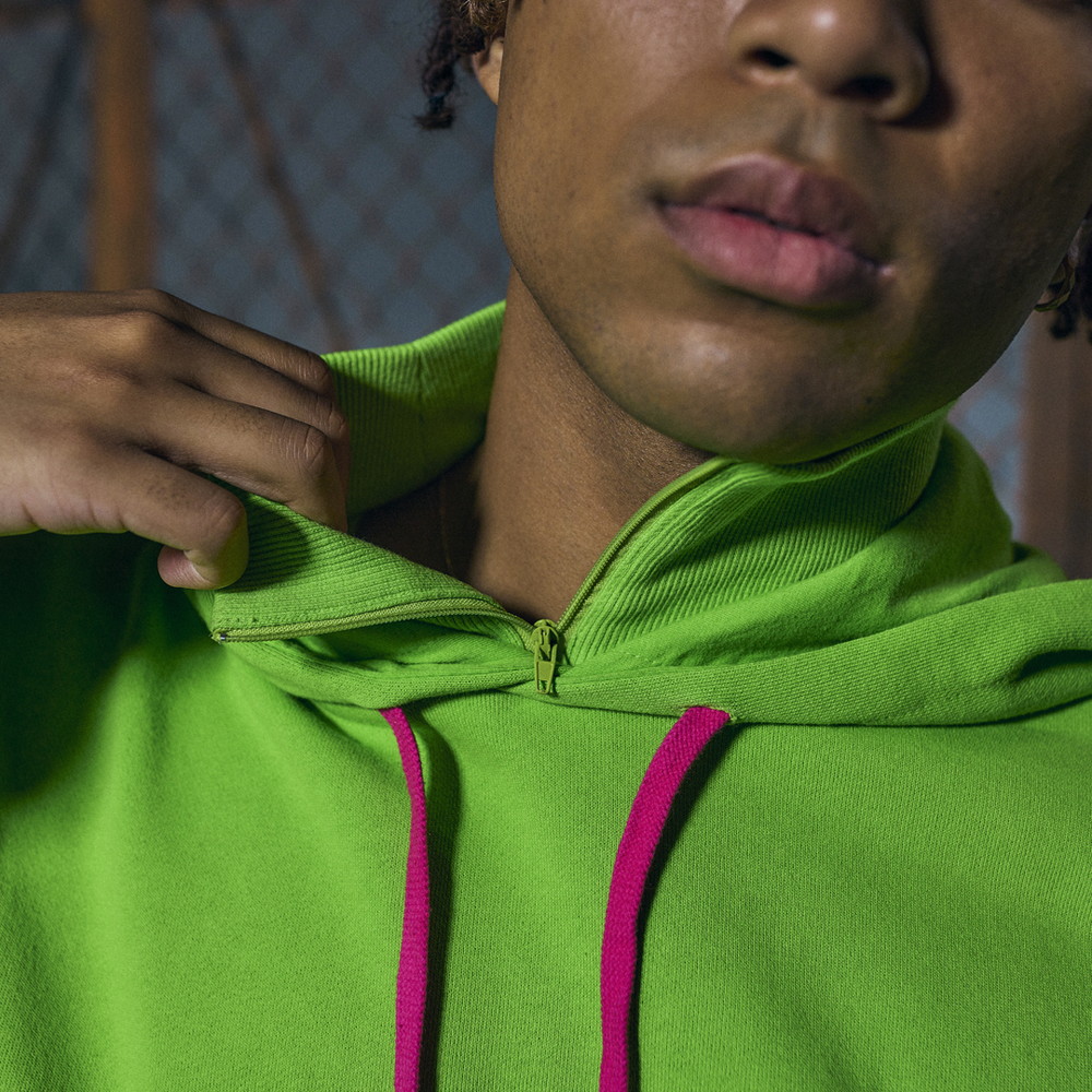 Logo Hoodie “replica ZERO”[Light Green]