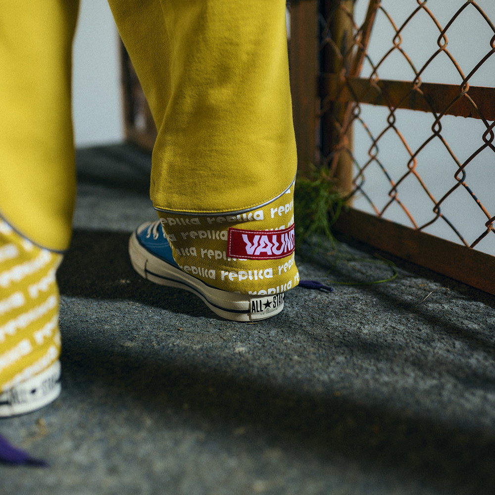 Logo Sweat Bottoms “replica ZERO”[Mustard]