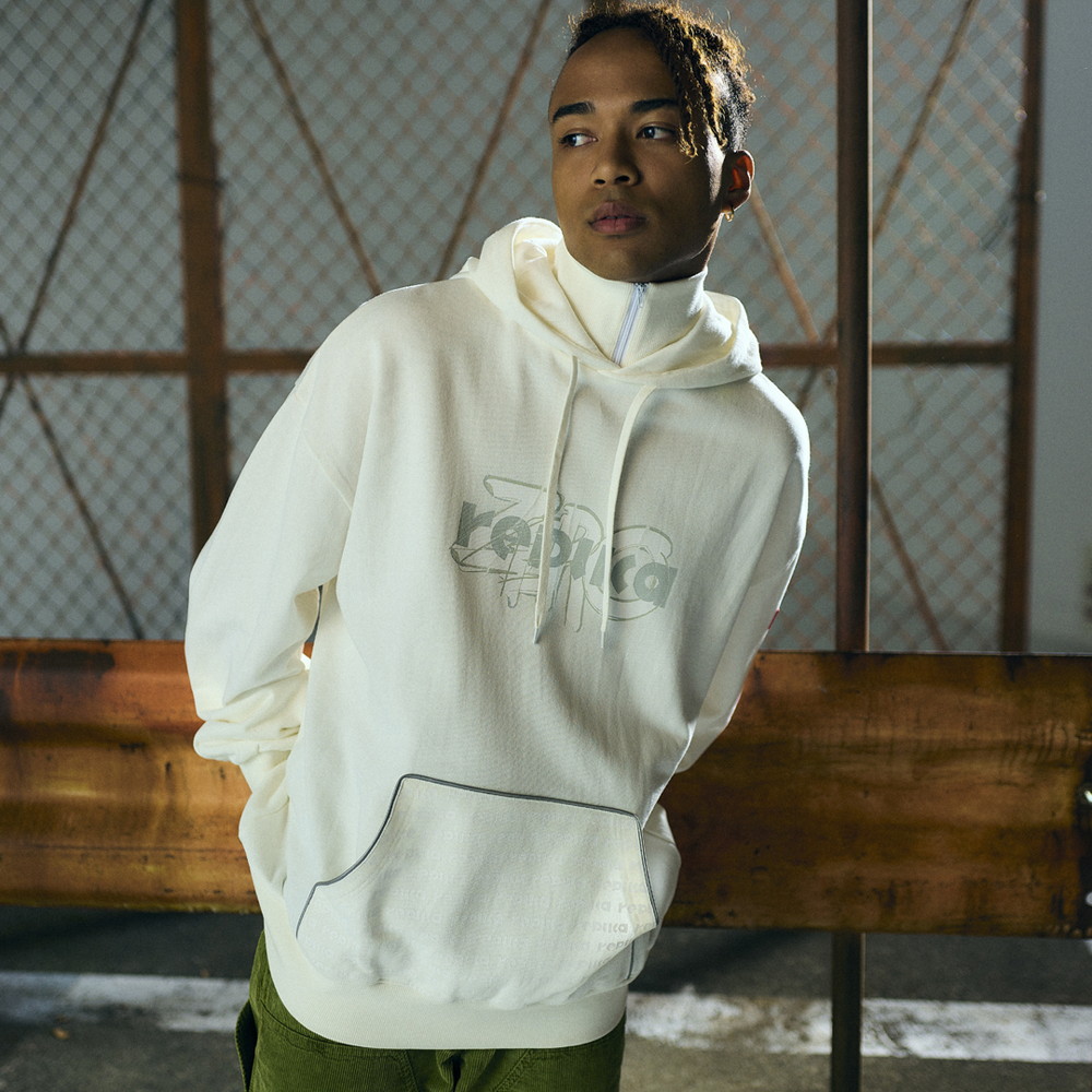 【VAWS limited】Logo Hoodie “replica ZERO”[White]