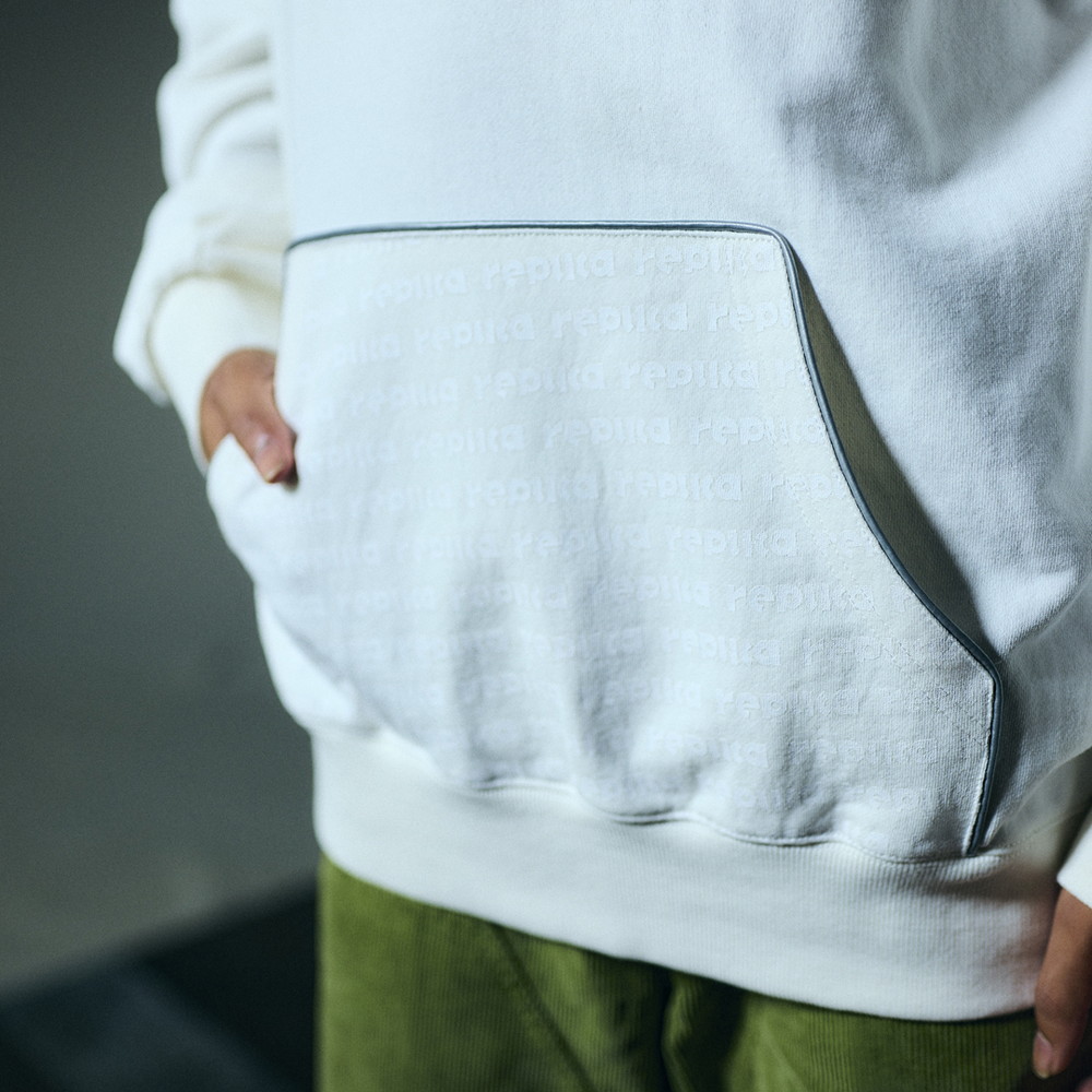 【VAWS limited】Logo Hoodie “replica ZERO”[White]